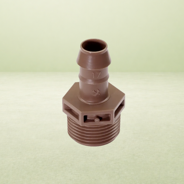 Barb Male Adapter - 17mm x 3/4 in. MPT