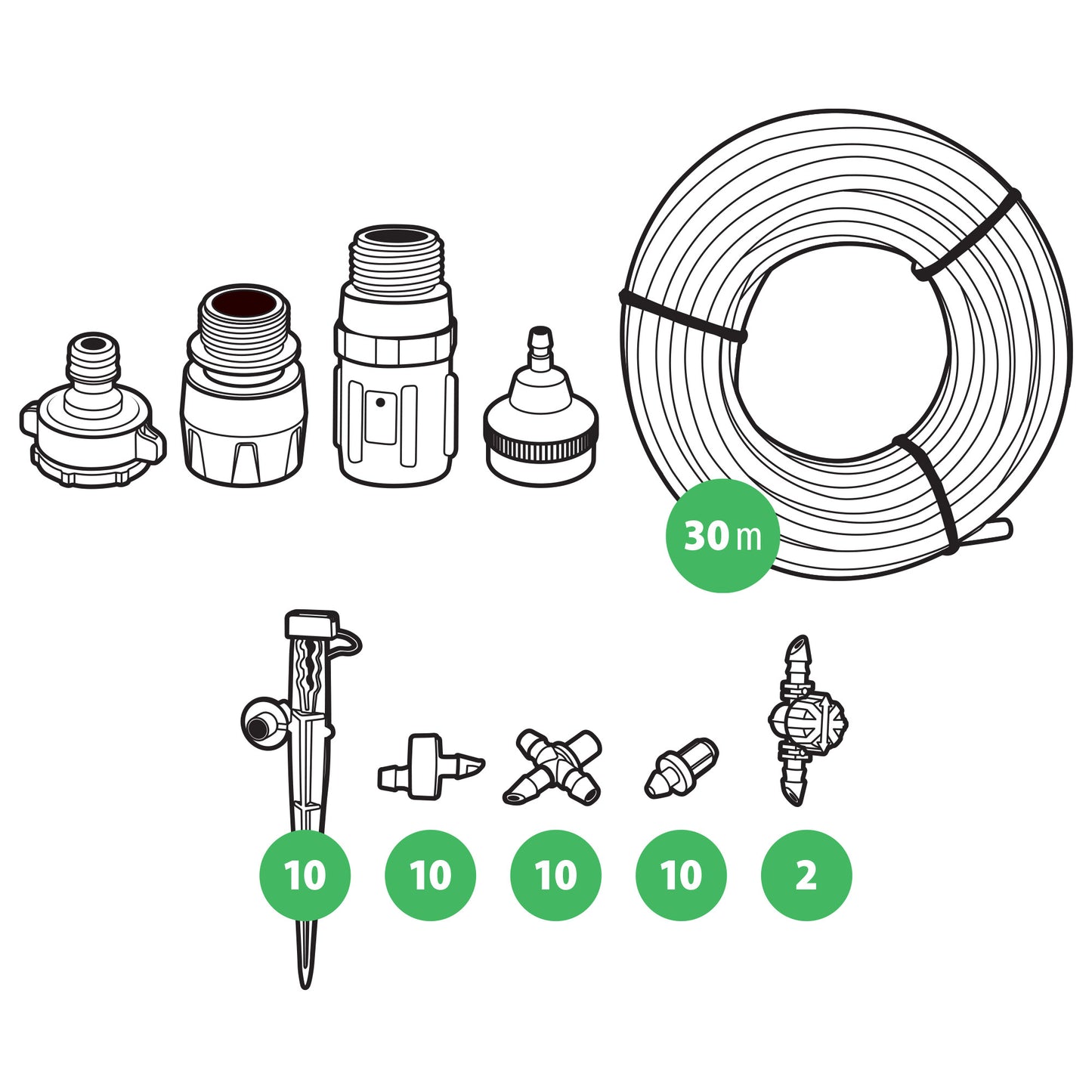 BALCONY WATERING STARTER KIT FOR INTERNATIONAL