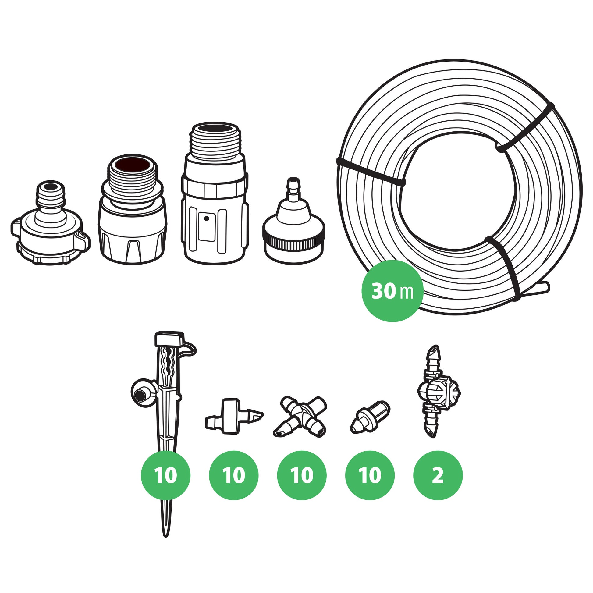 BALCONY WATERING STARTER KIT FOR INTERNATIONAL
