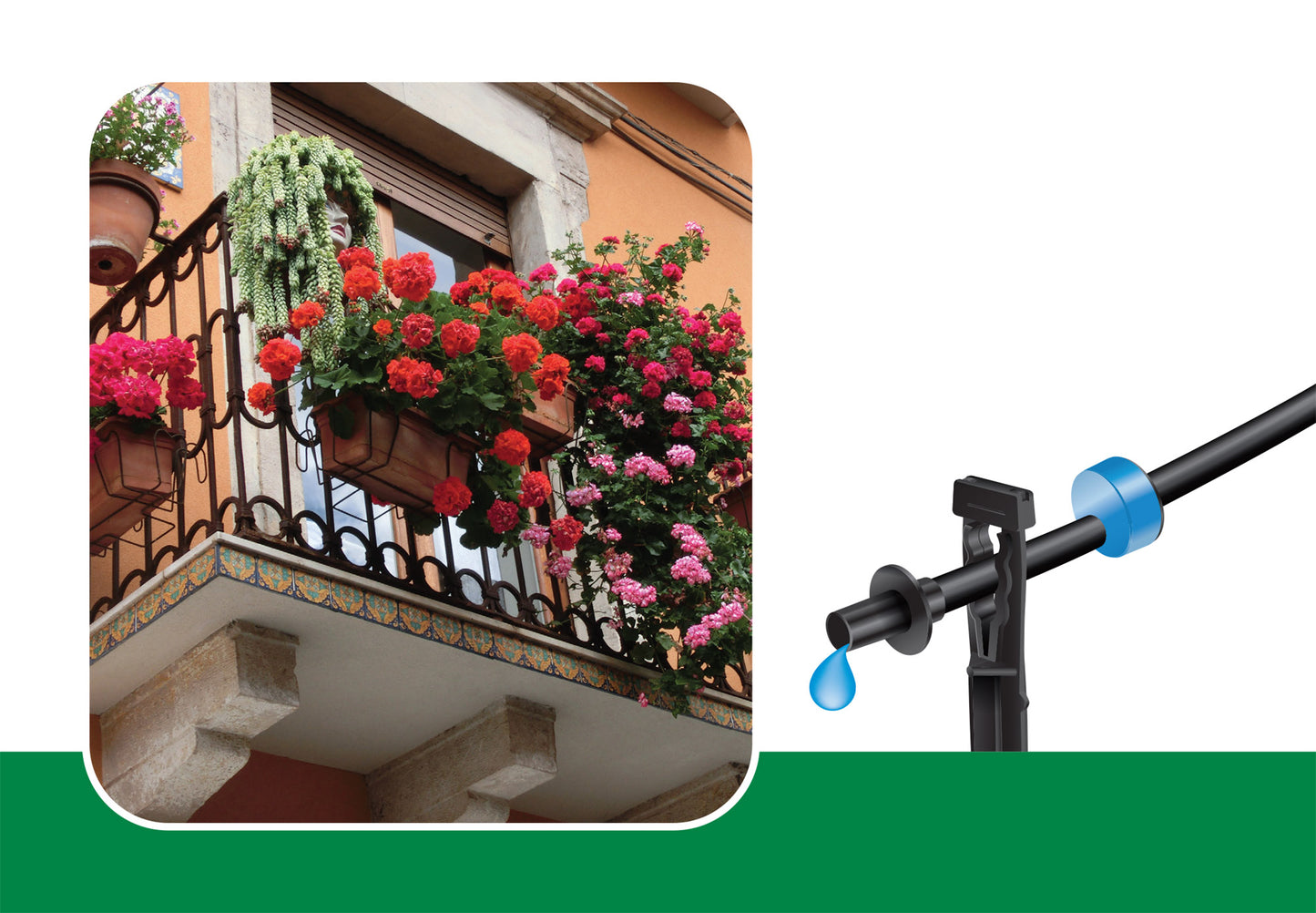 BALCONY WATERING STARTER KIT FOR INTERNATIONAL